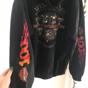 Harley Davidson Zip Up Hoodie